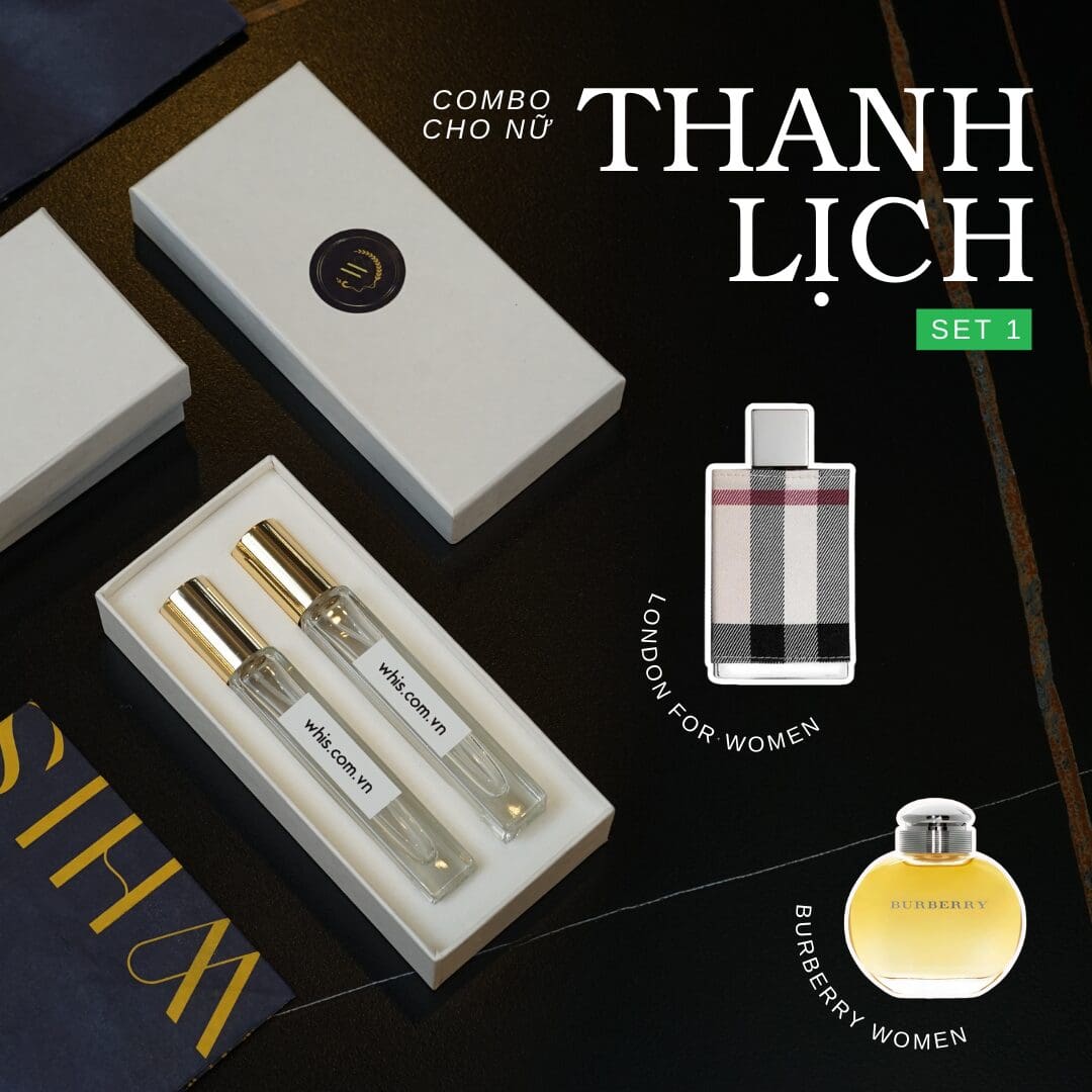 Elegance Duo For Women – Nước hoa thanh lịch cho Nữ - set 1 nước hoa thanh lịch cho nữ