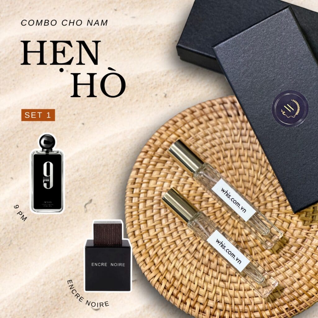 Combo Nước Hoa Chiết Hẹn Hò Cho Nam - set 1