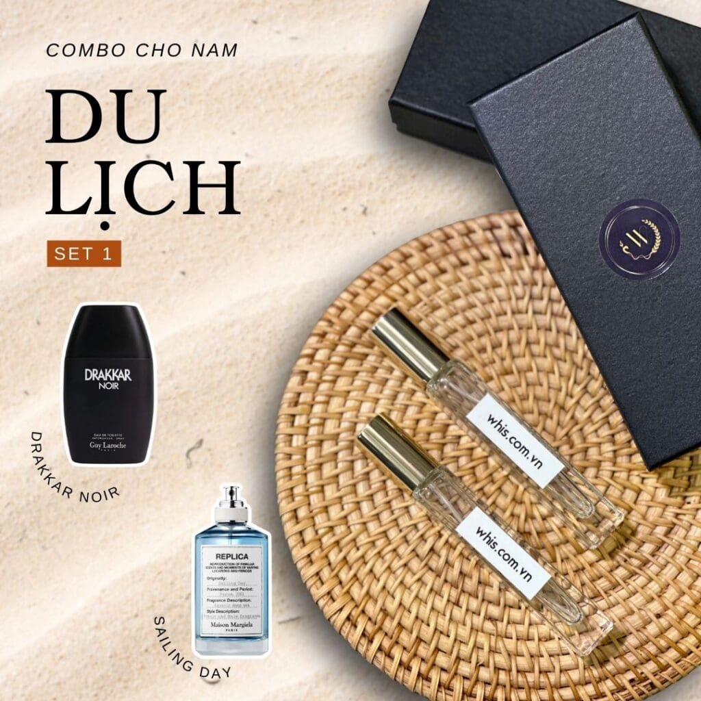 Nước hoa mang đi du lịch cho Nam - set 1