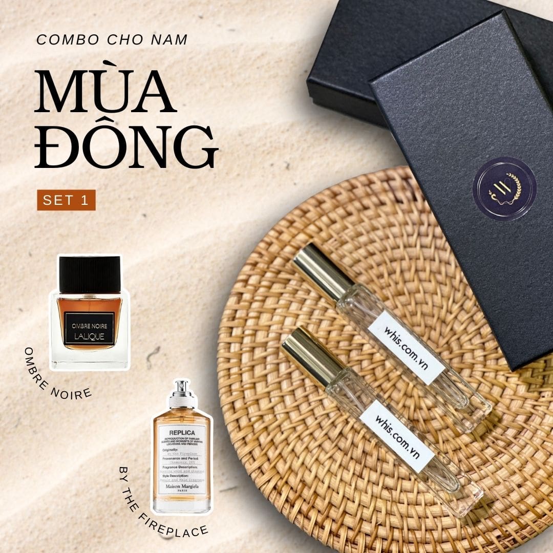 Combo Nước Hoa Mùa Đông Ấm Áp Cho Nam set 1 Combo Nước Hoa Mùa Đông Ấm Áp Cho Nam- set 1