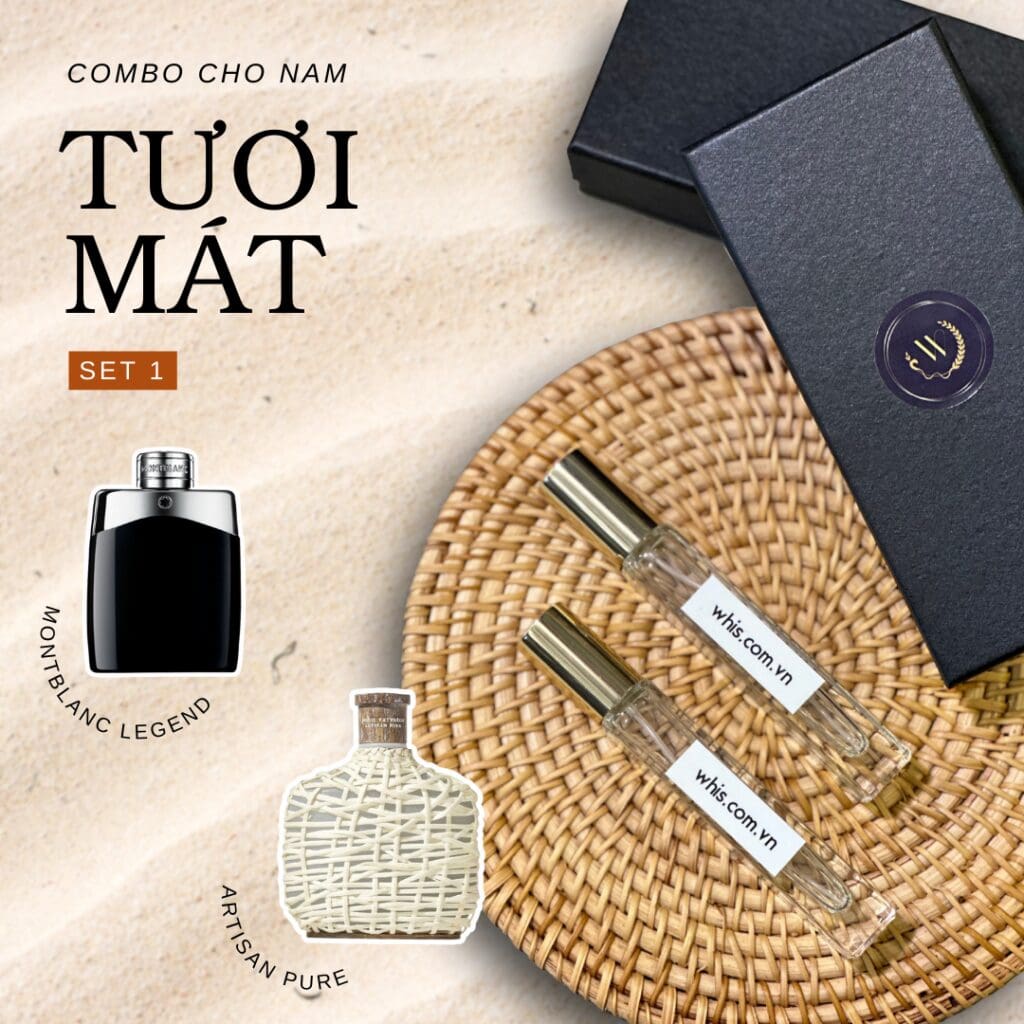 Combo Nước Hoa Chiết Mùa Hè Tươi Mát Cho Nam