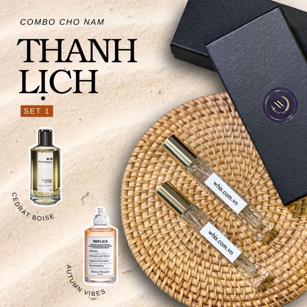 Combo Nước Hoa Chiết Thanh Lịch Cho Nam