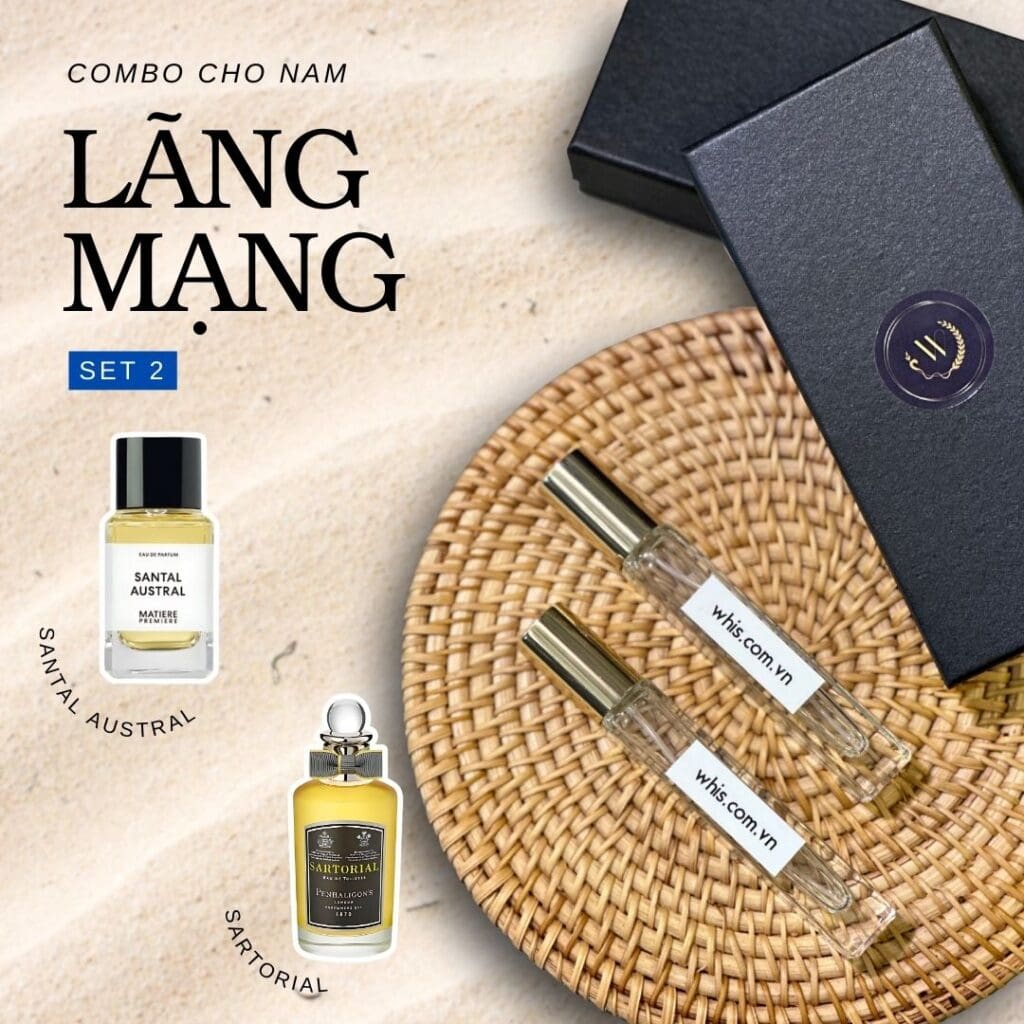 Combo Nước Hoa Chiết Quyến Rũ Lãng Mạng Cho Nam set 2