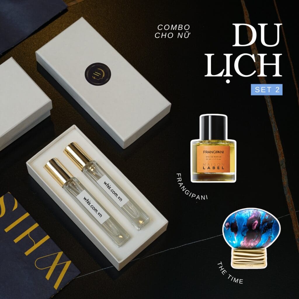 Combo Nước Hoa Mang Đi Du Lịch Cho Nữ|TheTime & Frangipani(Set 2)