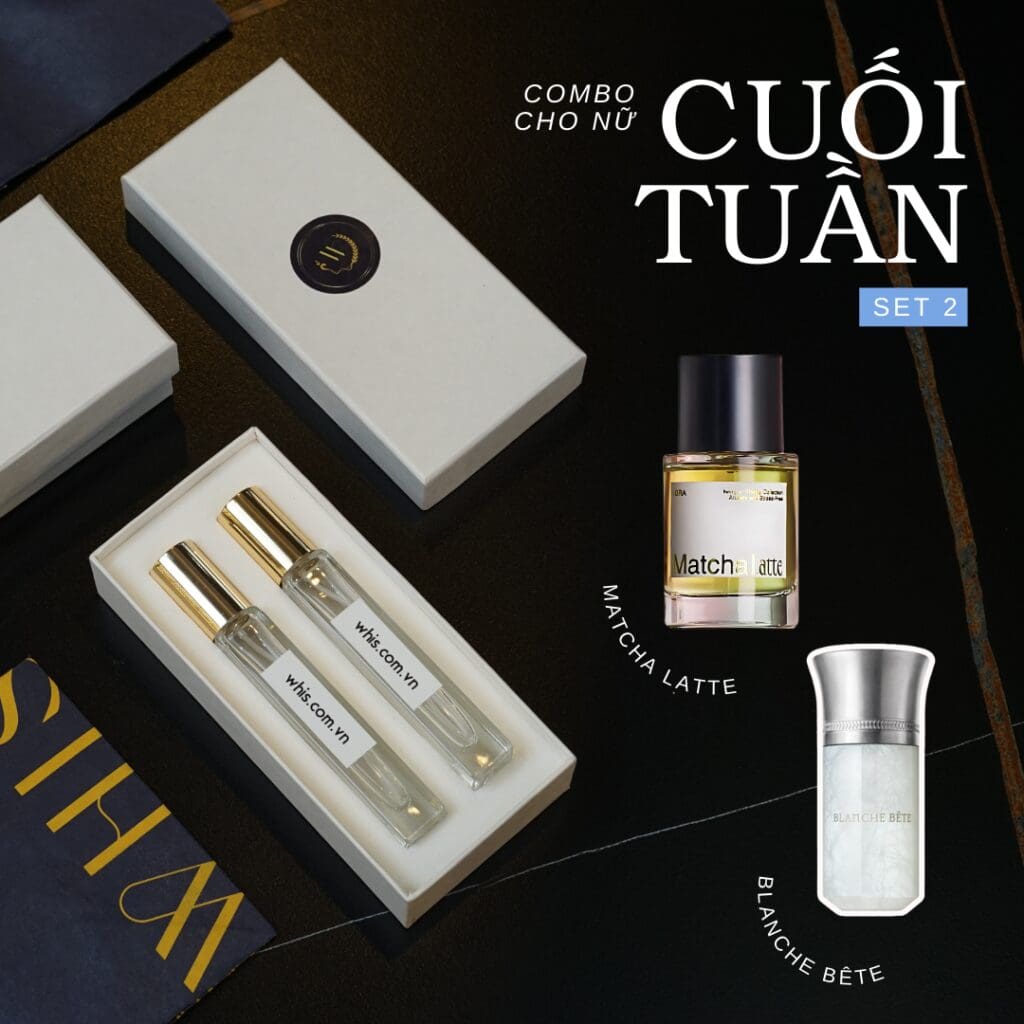 Combo Nước Hoa Chiết Cà Phê Cuối Tuần Nữ- set 2