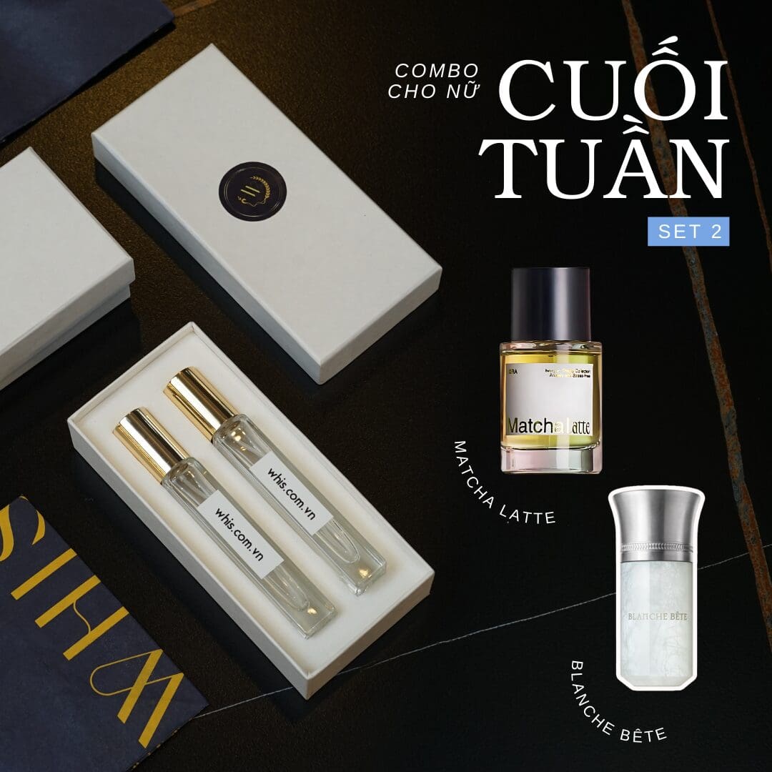 Combo Nước Hoa Chiết Cà Phê Cuối Tuần Nữ- set 2 Combo Nước Hoa Chiết Cà Phê Cuối Tuần Nữ- set 2